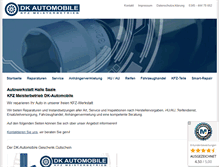 Tablet Screenshot of dk-automobile.de